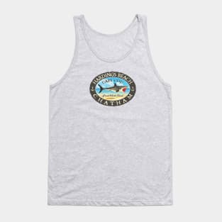 Hardings Beach, Chatham, Massachusetts, (Cape Cod) Great White Shark Tank Top